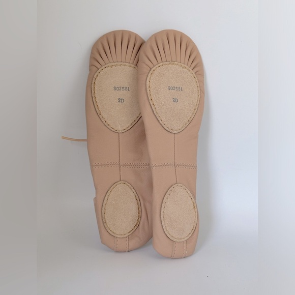 2D Bloch Dansoft II Ballet Slippers S0258L Size 2D NEW - Picture 3 of 4